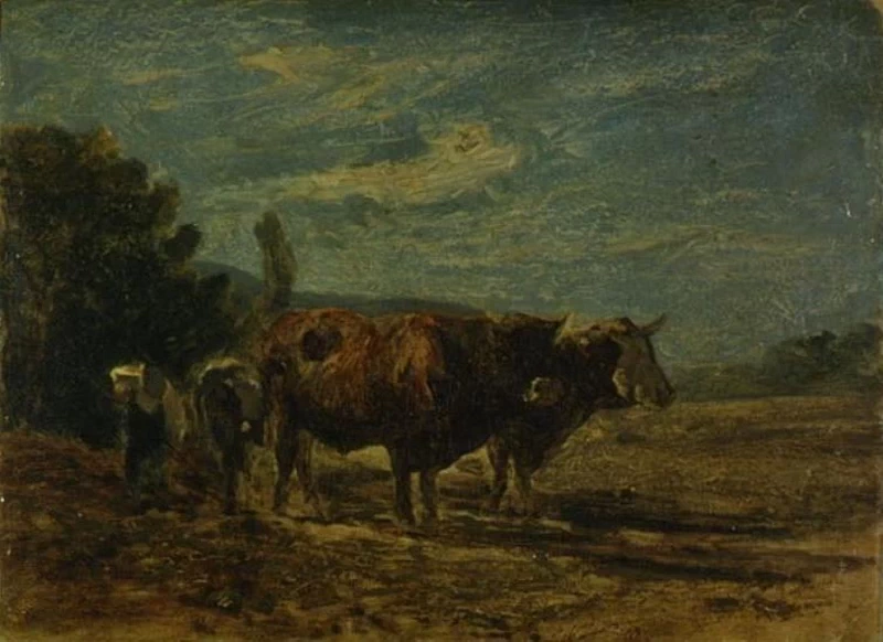 Il lavoro della terra, 1867 - Pinacoteca di Bari Corrado Giaquinto, Bari
